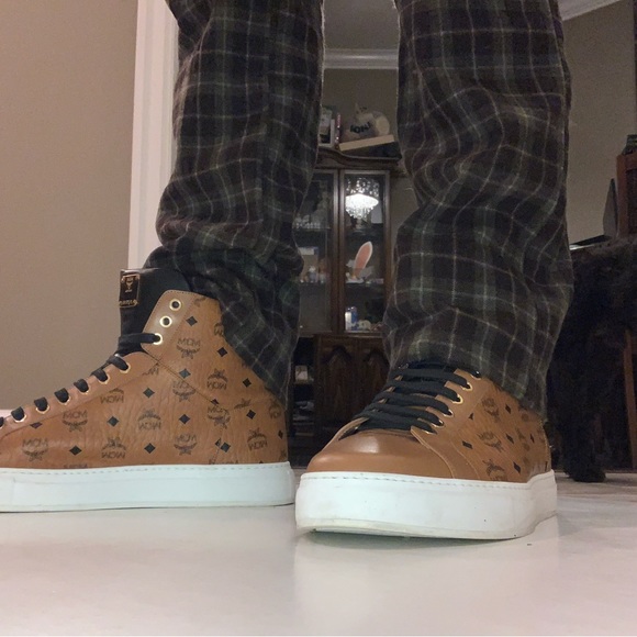 Martin Box Checked Casual Dress Pants - Picture 1 of 11